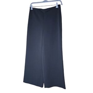 Theory Classic Black Wide-Leg Pants